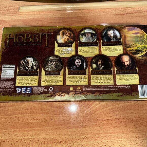 The Hobbit An Unexpected Journey PEZ Lord Of The Rings 8 Dispenser Set - Picture 3 of 6
